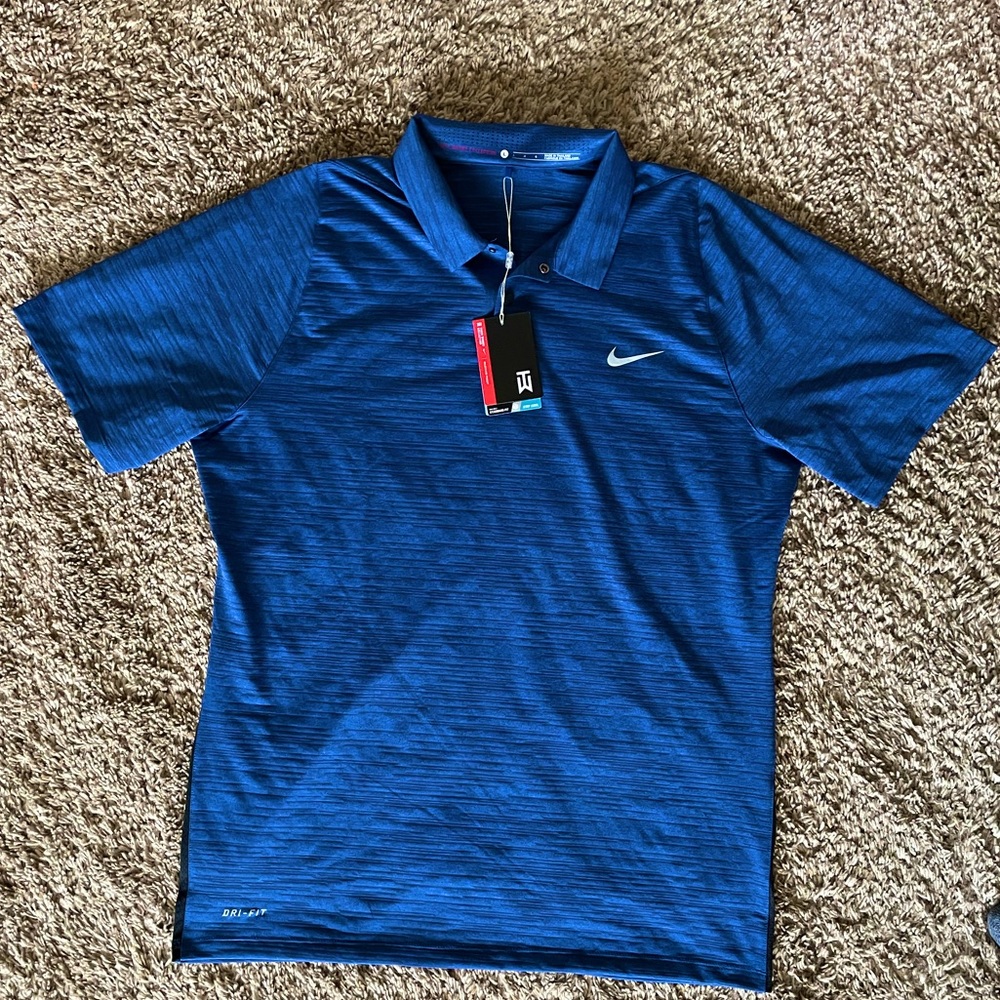 Mens Nike Tiger Woods Collection Golf Shirt